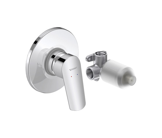 Duravit No.1 single lever shower mixer concealed set | Shower controls | DURAVIT