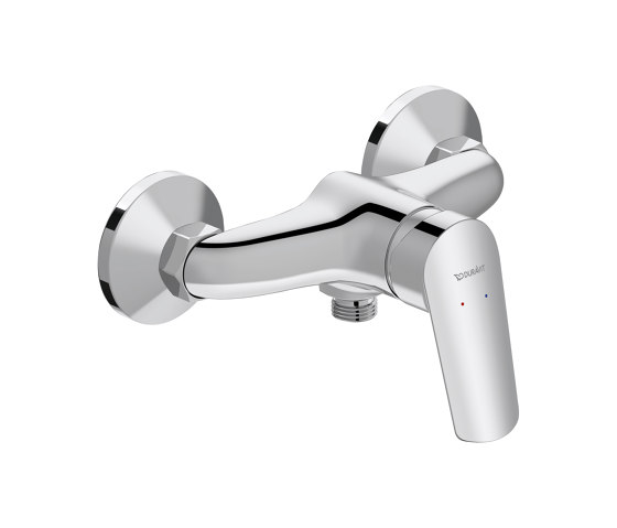Duravit No.1 single lever shower mixer for exposed installation | Shower controls | DURAVIT