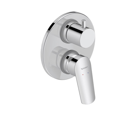 Duravit No.1 single lever bath mixer concealed set | Shower controls | DURAVIT