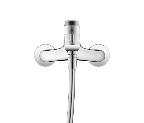 Duravit No.1 single lever bath mixer for exposed installation | Shower controls | DURAVIT