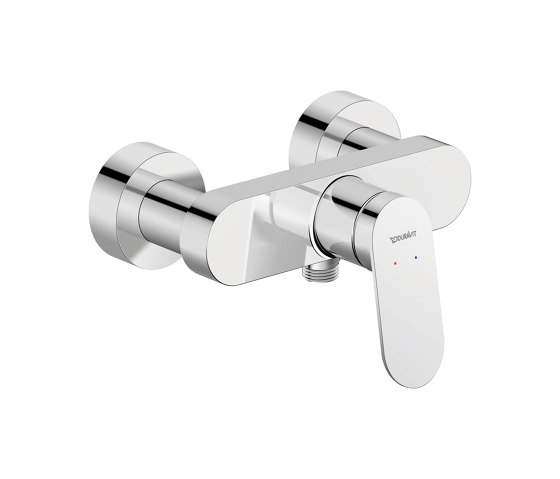 Wave single lever shower mixer for exposed installation | Shower controls | DURAVIT