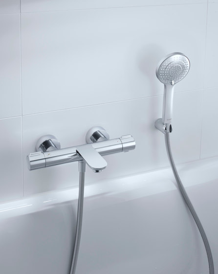 Wave thermostatic bath mixer | Bath taps | DURAVIT