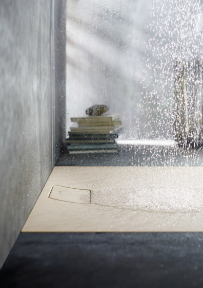 Stonetto shower tray rectangle, drain lateral | Piatti doccia | DURAVIT