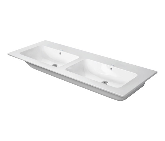Me by Starck double washbasin, furniture double washing table | Lavabos | DURAVIT