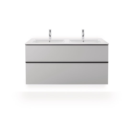Me by Starck double washbasin, furniture double washing table | Lavabos | DURAVIT
