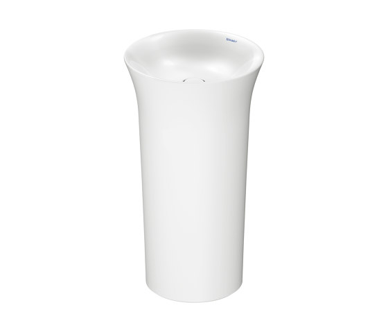 White Tulip washbasin freestanding | Wash basins | DURAVIT