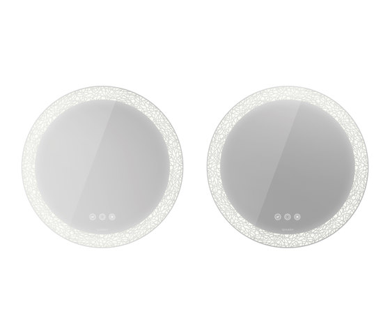 Happy D.2 Plus mirror set (2 pieces) with lighting, "icon" version | Bath mirrors | DURAVIT