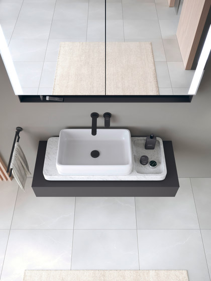 Qatego stone console set | Wash basins | DURAVIT