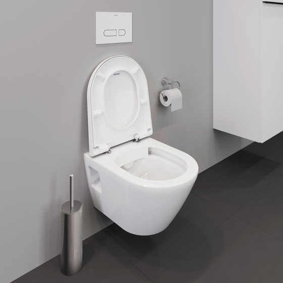 D-Neo Wand WC Compact Duravit Rimless Set | WC | DURAVIT