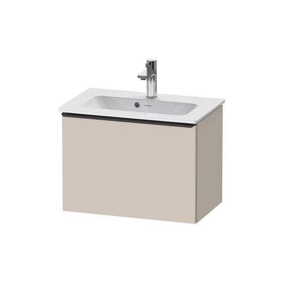 D-neo washbasin substructure wall hanging compact | Armarios lavabo | DURAVIT