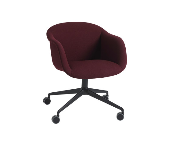 Fiber Soft Armchair / Swivel Base w. Castors | Chairs | Muuto