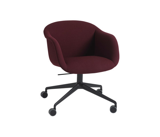 Fiber Soft Armchair / Swivel Base w. Castors & Tilt | Stühle | Muuto
