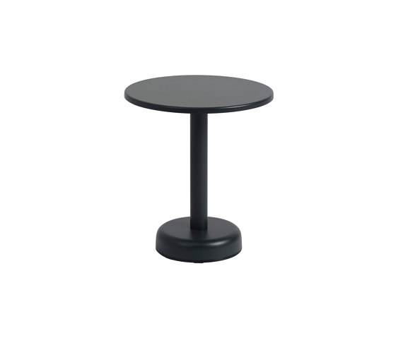 Linear Steel | Coffee Table | Ø42 H: 47 CM | Mesas auxiliares | Muuto