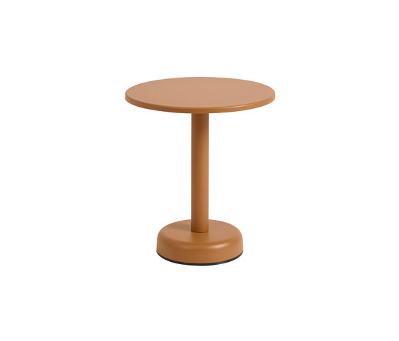 Linear Steel | Coffee Table | Ø42 H: 47 CM | Beistelltische | Muuto