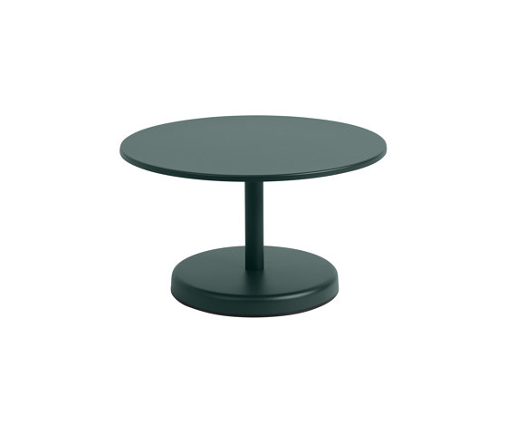 Linear Steel | Coffee Table | Ø70 H: 40 CM | Tables basses | Muuto
