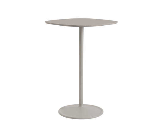 Soft Café Table | 70 x 70 h: 105 cm / 27.6 x 27.6 h: 41.3" | Tables hautes | Muuto
