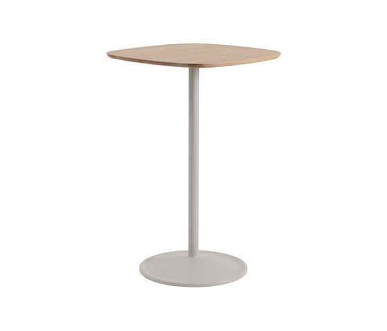 Soft Café Table | 70 x 70 h: 105 cm / 27.6 x 27.6 h: 41.3" | Standing tables | Muuto