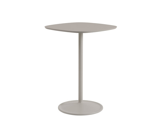 Soft Café Table | 70 x 70 h: 95 cm / 27.6 x 27.6 h: 37.4" | Tables hautes | Muuto