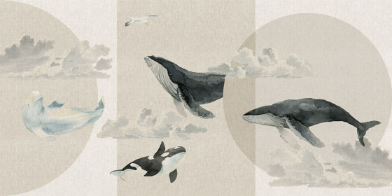 Whales SS013-2 | Wandbeläge / Tapeten | RIMURA