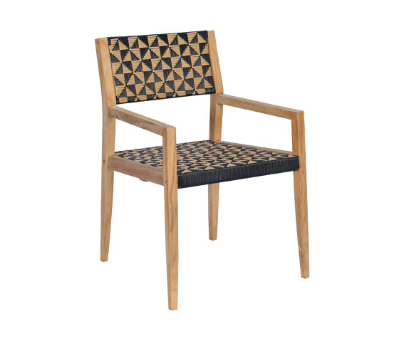 Vienna Dining Armchair Full Weaving Farfalla Dark | Chairs | cbdesign