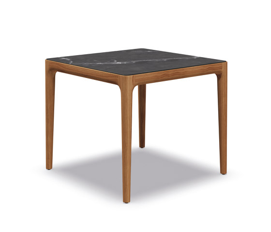 Lima 87 cm Square Dinner Tabel Ceramic Nero | Mesas comedor | Gloster Furniture GmbH