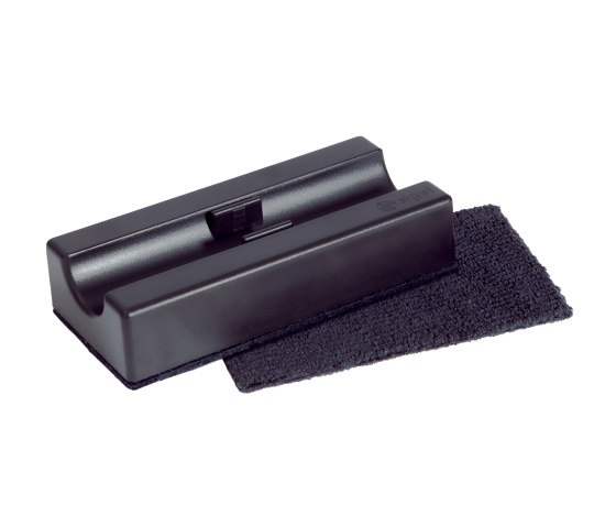 Goma de borrar para pizarra con soporte para bolígrafo, magnética, 13 x 6 cm | Accesorios de escritorio | Sigel