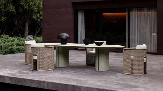 Miura-bisque Dining Table | Dining tables | SNOC