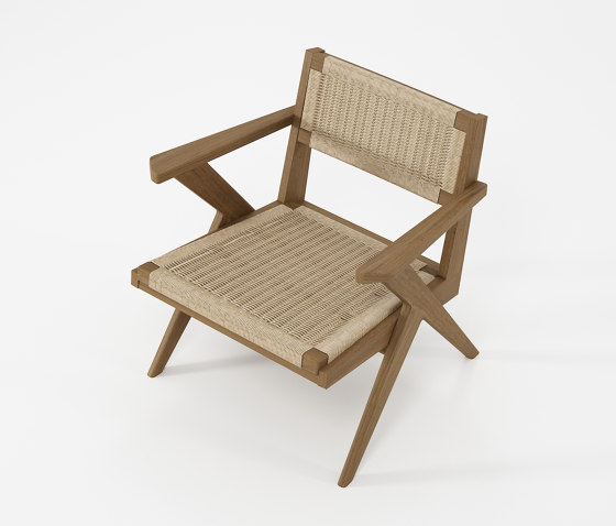 Tribute Outdoor EASY CHAIR w/ HYACINTH
PAPER CORD | Armchairs | Karpenter