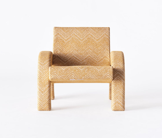 Arco Lounge Chair Teide Ochre | Chaises | Dustydeco