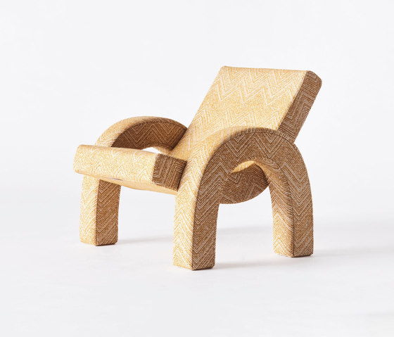 Arco Lounge Chair Teide Ochre | Chairs | Dustydeco