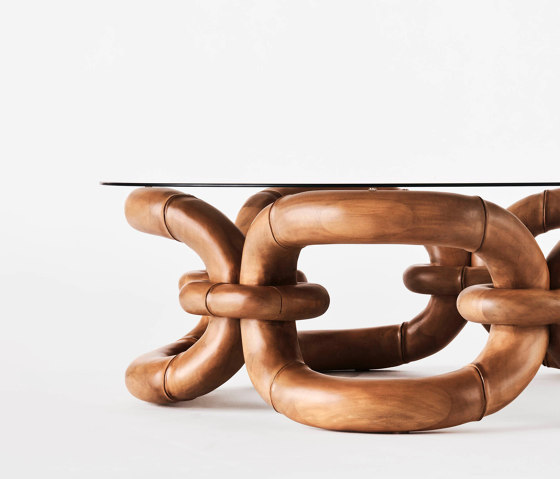 Bamboo Bracelet Sofa Table | Mesas de centro | Dustydeco