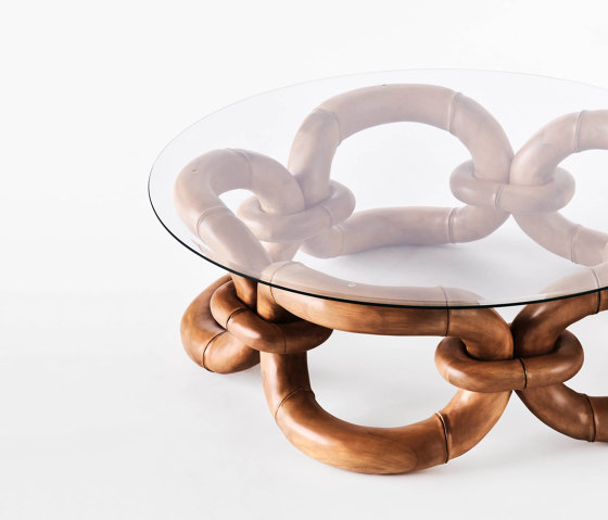 Bamboo Bracelet Sofa Table | Mesas de centro | Dustydeco