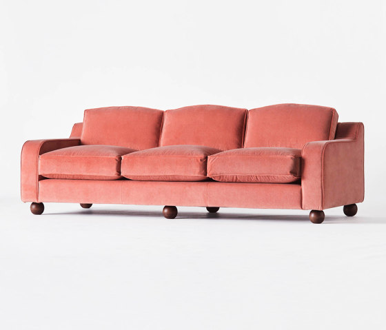 Lola Sofa Velvet Vintage Pink | Sofás | Dustydeco