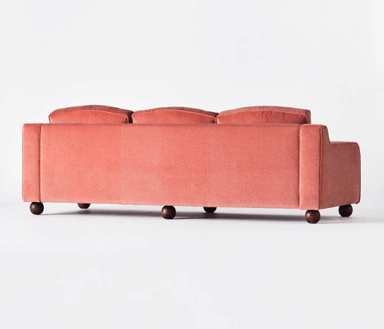 Lola Sofa Velvet Vintage Pink | Canapés | Dustydeco