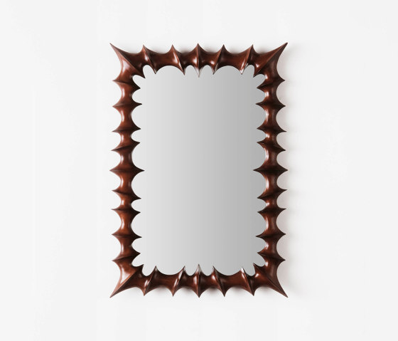 Brutalist Mirror Small Natural Wood | Spiegel | Dustydeco