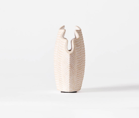 Concha Vase White Medium | Floreros | Dustydeco