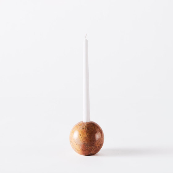 Sphere Candle Holders - Set Of 3 Grey | Portacandele | Dustydeco