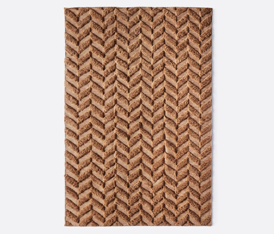Herringbone Brown | 200x300cm | Tapis / Tapis de designers | Dustydeco