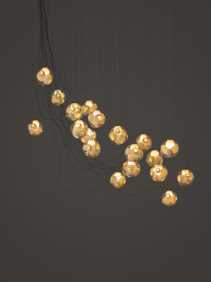 Series 38.19V sculptural cable | Suspended lights | Bocci