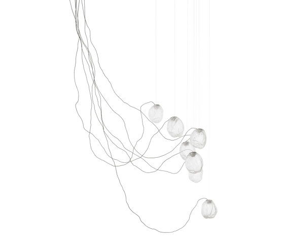 Series 73.7V sculptural cable - clear | Suspended lights | Bocci
