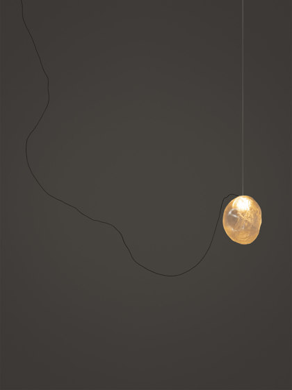 Series 73.1V sculptural cable - clear | Suspended lights | Bocci