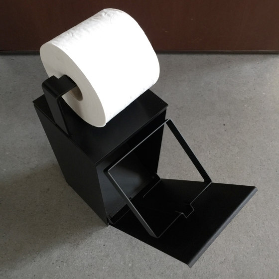 Franz rubbish bin + roll holder | Portarollos | mg12