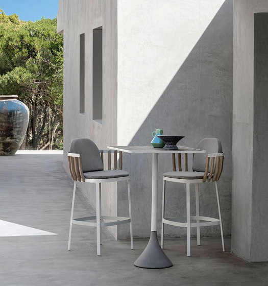 Concreto High table 60x60 h105 | Standing tables | Ethimo