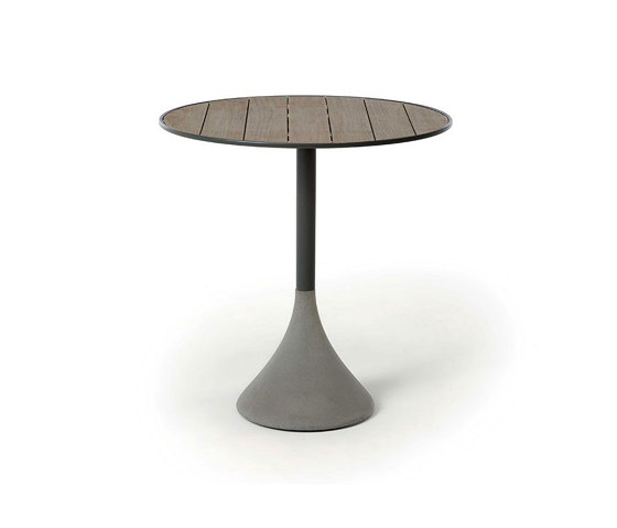 Concreto Ronde table Ø60 h74 | Tables de bistrot | Ethimo