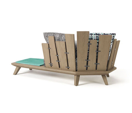 Rafael Lounge armchair with coffee table | Recamieres | Ethimo