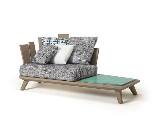 Rafael Lounge armchair with coffee table | Recamieres | Ethimo