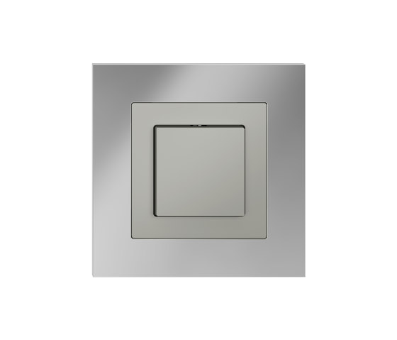 EDIZIO.liv prestige chrome steel polished | Push-button switches | Feller