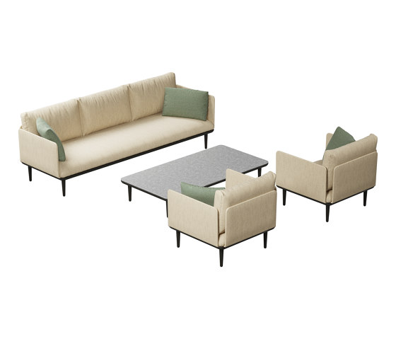Styletto Lounge Set 4 | Armchairs | Royal Botania