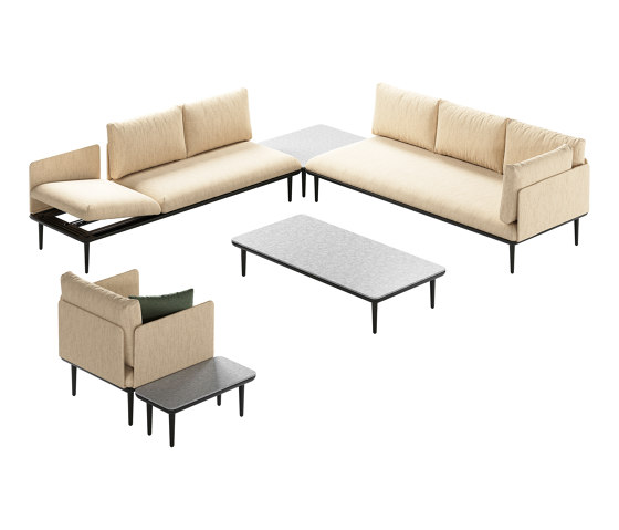 Styletto Lounge Set 6 | Armchairs | Royal Botania