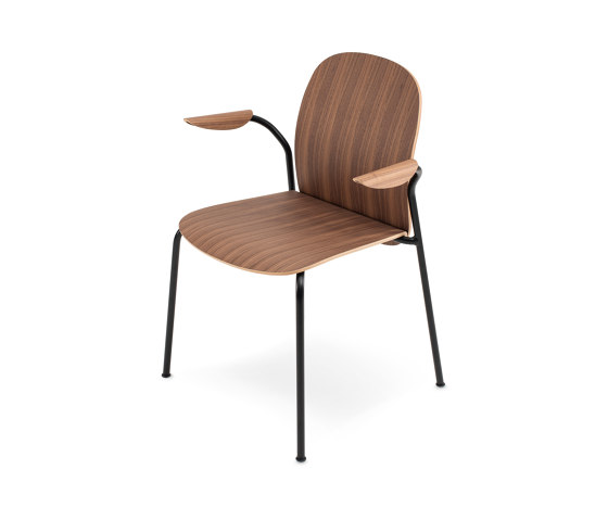 Book Armchair Walnut | Sedie | Gazzda